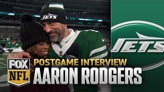 Aaron Rodgers discusses Jets future after dominant win over Dolphins | NFL on FOX