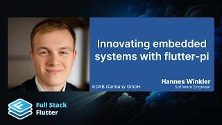 Hannes Winkler: Innovating embedded systems with flutter-pi 