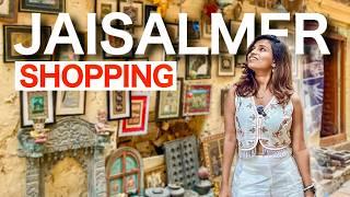 SHOPPING IN JAISALMER - BEST of Jaisalmer Market with shops, variety, prices