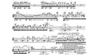 Heinz Holliger - "(t)air(e)" for Flute (1980/83) [Score-Video]