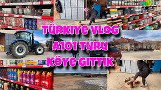 Türkiye Vlog | A101 Aktüel Ürünler | Köy Hayatı | Köyde Yaşam | Market Alışverişi | Odun Kırdım