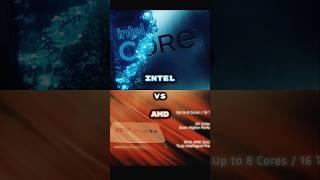 Intel vs Amd #pc #computer  #pcgaming #pcbuilding #intel #amd #cpu #benchmark