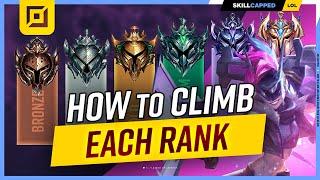 How to CLIMB EACH RANK & ESCAPE YOUR ELO as ADC