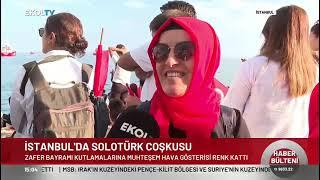 İstanbul'da SOLOTÜRK Coşkusu Ekol TV / 02.09.2024