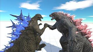 Kaiju Monster Godzilla Minus One VS  Monsterverse Evolved Godzilla