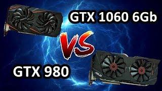 GTX 1060 6Gb vs GTX 980 in 10 Games - Performance Test 1080p - 2019