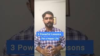 3 Powerful Lessons For a Happy Life | Grow Big with Dhiva #shorts #happiness