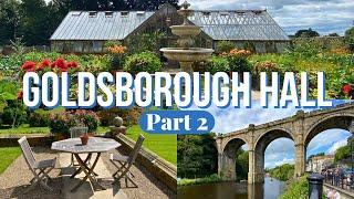 GOLDSBOROUGH HALL VLOG  - PART 2 | English Countryside | Kitchen Garden | Harrogate JOS ATKIN