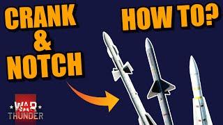 War Thunder HOW to CRANK & NOTCH! The MOST important DEFENSIVE MANEUVERS for BVR!