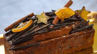 Cake ultra moelleux au pépites de chocolat maison, aux épices de noël et fleurs d'oranger