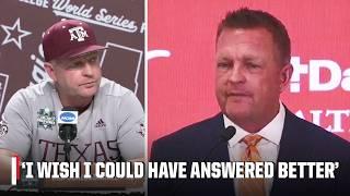 Jim Schlossnagle apologizes for Texas A&M comments after sudden exit | ESPN College Baseball