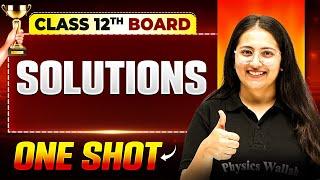 Vijeta 2025 | Solutions One Shot | Chemistry | Class 12th Boards