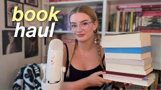 ASMR book haul  gifts from subscribers, new releases, special editions