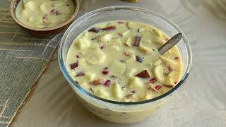 Fruit salad Recipe | Custard fruit recipe | Easy Fruit custard recipe | Easy recipe | Quick recipe