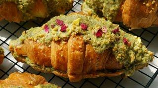 Pistachio Croissant Recipe | Resepi mudah dan sedap