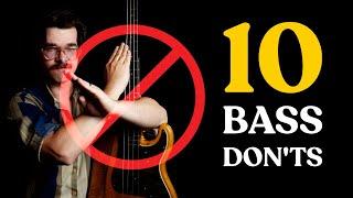 Learning Bass: 10 Things NOT To Do