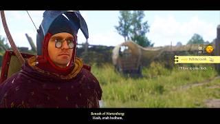 Henry used his blacksmith experience to help man in pain. Kingdom Come Deliverance 2