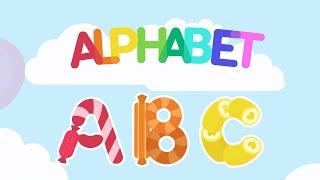 Candy ABC Alphabet - Learn to spell and read letters from A to Z | Candybots Games