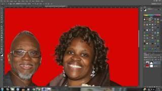 Workflow:Cutting out couple from background