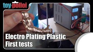 Electro plating plastic - Tests on vintage action figures - Toy Polloi