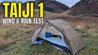 #354 3FUL GEAR TAIJI 1 Tent | Wind & Rain Test Night |