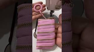 Tutorial for sewing hand bags with zippers #sewingtips #diy #zippers #handbags