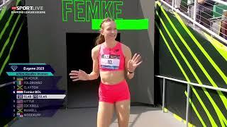 Femke Bol breaks 52s to win Diamond League trophy in women's 400m hurdles