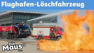 Was passiert, wenn ein Flugzeug brennt? | DieMaus | WDR