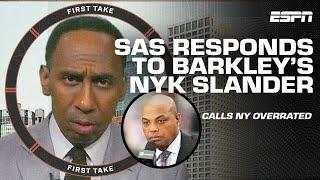 SHUT UP, CHUCK!  Stephen A. triggered by Charles Barkley’s Knicks 'overrated' comments | First Take