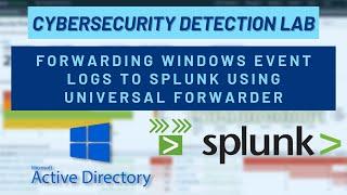 Cybersecurity Detection Lab: Forwarding Windows Event Logs to Splunk Using Universal Forwarder