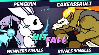 Hitfall 2023 Winners Finals - CakeAssault (Forsburn) Vs. Penguin (Ori) Rivals of Aether - RoA