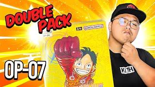 IS A DOUBLE-PACK DISPLAY CASE WORTH IT? Opening an OP-07, 500 Years In the Future Box. One Piece TCG