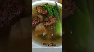 WANTON BEEF NOODLES  MALINAMNAM  MAINIT-INIT PA  || #SHORTS