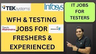 WFH Testing Jobs | Manual Testing| Fresher Jobs| Rd Automation Learning