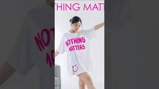 Nothing Matters Oversize Tshirt Wanita #tshirt #shirt #wanita