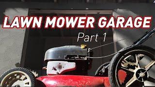 How to Build a DIY Lawn Mower Garage | Part 1