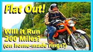 Small Motorcycles and Big Mountains! Will the 1968 Yamaha 180 Stay Together for 200 Miles?