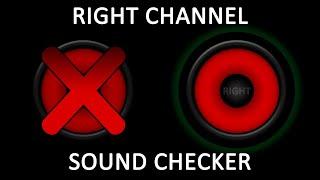 (▶️ONLY RIGHT CHANNEL▶️) 1 MINUTE - Audio Stereo Test for Speakers / Headphones