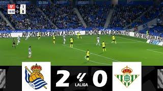 Real Sociedad vs. Real Betis [2-0] | LaLiga 2024/25 | Match Highlights!