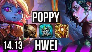 POPPY & Wukong vs HWEI & Miss Fortune (SUP) | Rank 1 Poppy, 3/4/19, Rank 12 | NA Challenger | 14.13