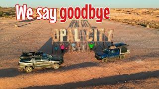 6 years traveling Aus we got our first puncture.  Exploring Coober Pedy to Geelong.