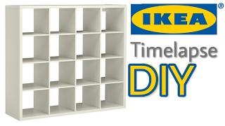 IKEA Timelapse How To Assemble Kallax Shelf