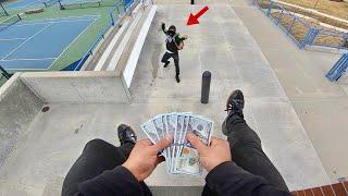 ESCAPE CRAZY THIEF PARKOUR POV