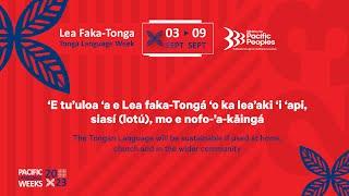 Tongan Language Week 2023 Theme Audio