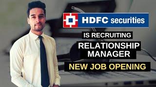 HDFC Bank Recruitment 2020 | HDFC Bank Jobs For Freshers | Relationship Manager Job | HDFC Careers