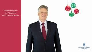 Weihnachtsansprache 2024 des Präsidenten Prof. Dr. Uwe Schramm