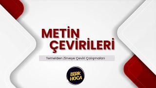 YDT & YDS & YÖKDİL | Çeviri Kampı | Reading Analiz | İngilizce Metin Çevirileri | 1.Video