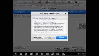 How to access Two-factor Authentication to unlock Autel SFD?