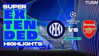 SUPER EXTENDED HIGHLIGHTS | Inter vs Arsenal | UEFA Champions League 2024/25 - J4