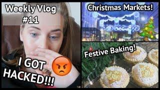 I GOT HACKED and Christmas Market Fun | xameliax Weekly Vlog #11